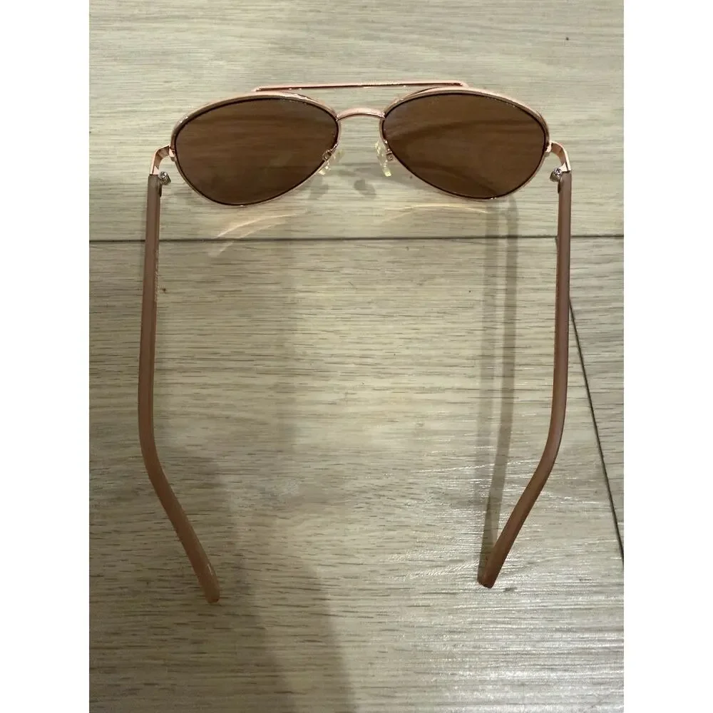 PIRANHA Rectangle Sunglasses gold metal Frame 81743